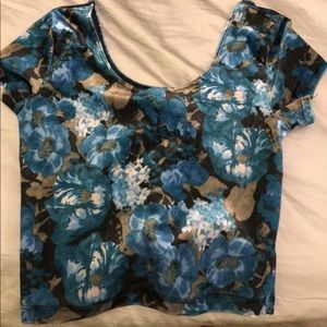 Garage Velvet Crop Top